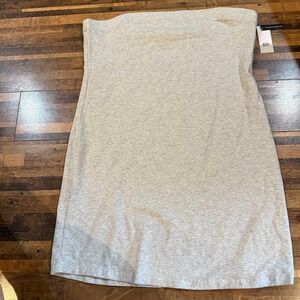 BP Strapless Mini Dress Casual‎ Everyday Sundress Heather Gray XL